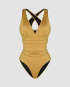 🔥Last Day Special Price ￡12.98!!💥-👙Smart Sculpt Plunge Swimsuit Flatter Your Figure