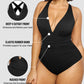 🔥Last Day Special Price ￡12.98!!💥-👙Smart Sculpt Plunge Swimsuit Flatter Your Figure