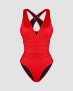 🔥Last Day Special Price ￡12.98!!💥-👙Smart Sculpt Plunge Swimsuit Flatter Your Figure