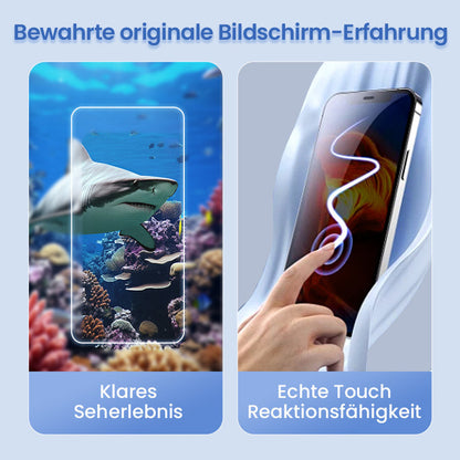 Set aus stoßfestem, staubdichtem und Anti-Fingerabdruck-Displayschutz