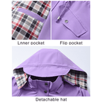 🍂Herbstrabatt 49 %💗🧥Ultimative karierte wasserdichte Jacke für Frauen🍃