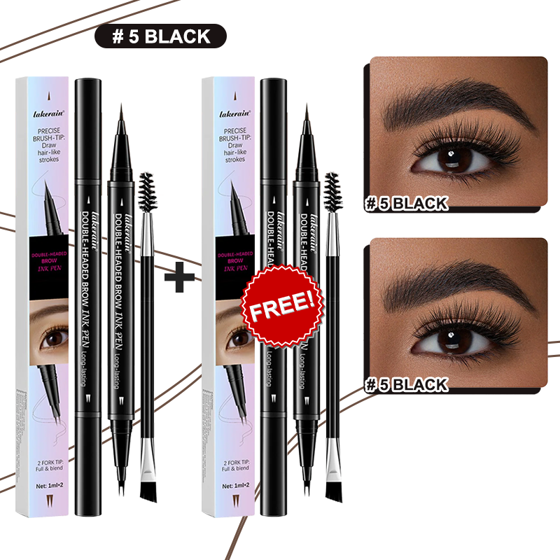 💖Buy 1 Get 1 Free 💖2-in-1 4D Eyebrow Pencil (Natural Brow Makeup and Eyelash Line)