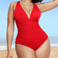 🔥Last Day Special Price ￡12.98!!💥-👙Smart Sculpt Plunge Swimsuit Flatter Your Figure