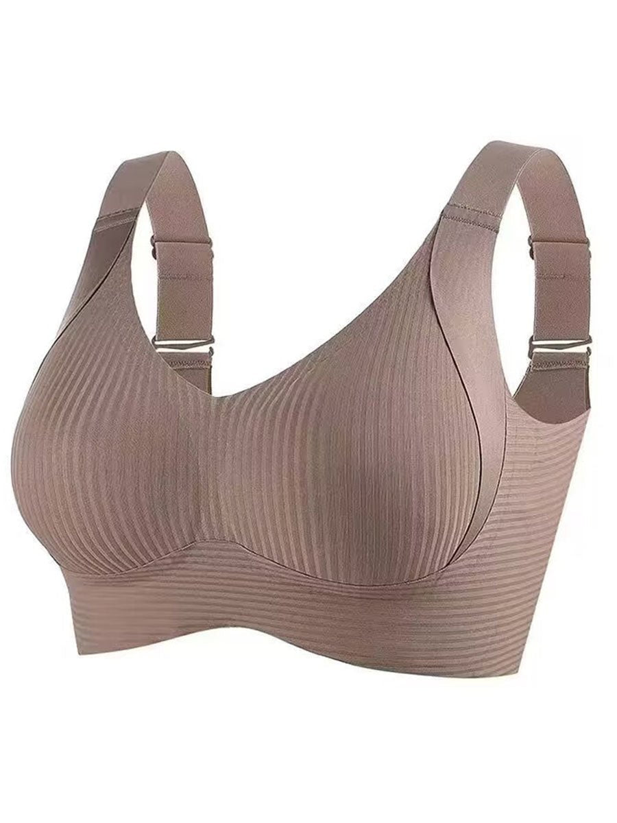 🎁Buy 1 Get 2 Free💕Women's Ribbed Push Up Adjustable Wireless Bra