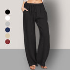 🔥2025 NEW SALES - 50% OFF🔥Women's Summer Cotton Linen Wide Leg Pants
