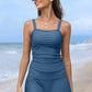 💥Big price reduction！🩱Women Vintage Tummy Control Two Piece Tankini Swimsuits