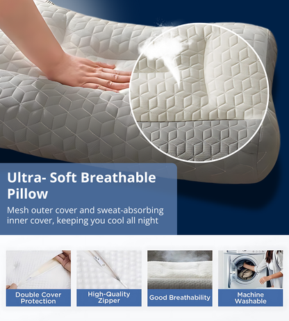 Ergonomisches Memory-Foam-Nackenstützkissen