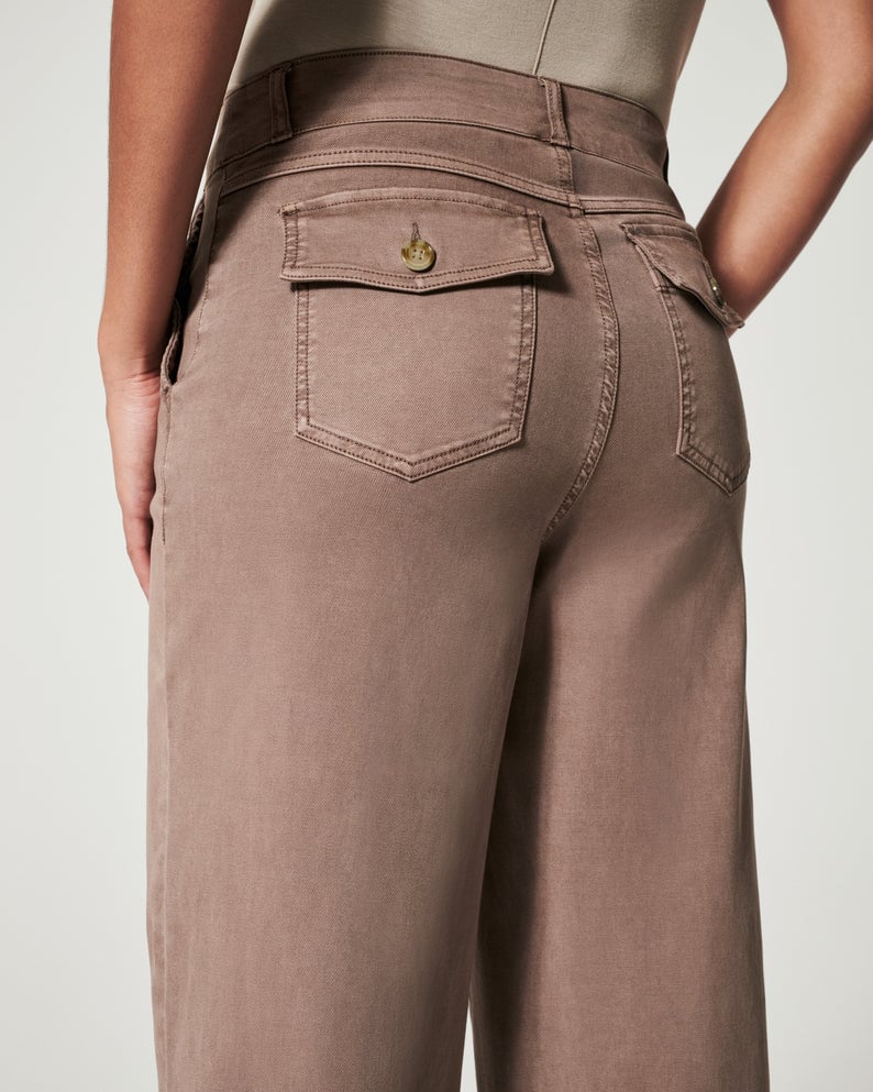 👖2025 HOT SALE 50% OFF💷Stretch Twill Cropped Wide Leg Pants