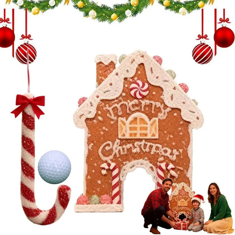 🎅Weihnachtsverkauf 50% Rabatt🍪Lebkuchen-Golfspiel-Set - Bestes Weihnachtsspiel