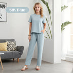 🌸 Women's Soft Casual Top and Pants Set