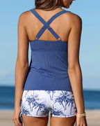 🏖️Summer Cool Deal🏝️TUMMY CONTROL TWO-PIECE TANKINI SET