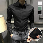 🔥Men's Wrinkle-Free Button-Down Shirt