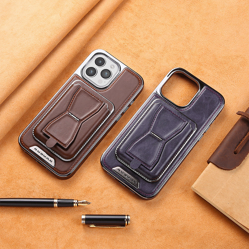 💥Hot Sale 43% OFF🔥Essential For Business📱Luxury leather iPhone case with removable magnetic tape
