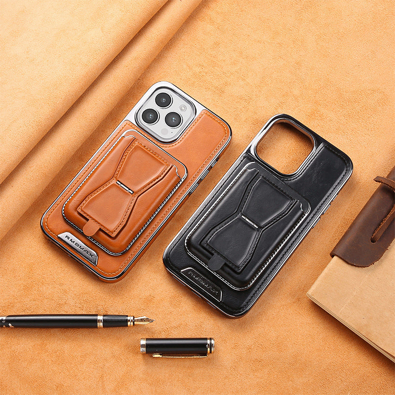 💥Hot Sale 43% OFF🔥Essential For Business📱Luxury leather iPhone case with removable magnetic tape