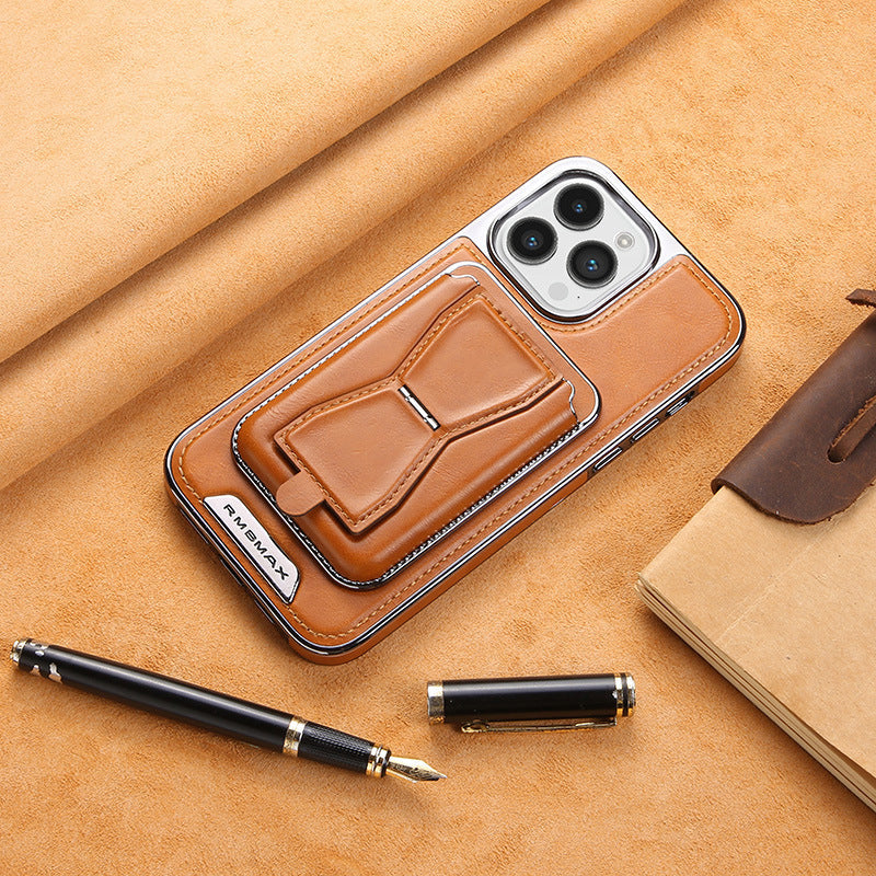 💥Hot Sale 43% OFF🔥Essential For Business📱Luxury leather iPhone case with removable magnetic tape