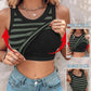 🔥LAST DAY SPECIAL PRICE: ￡9.97!!🔥Ribbed Stretchy Tank Top with Shelf Bra