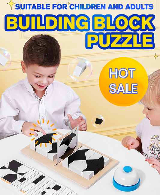 🎁Early Xmas Sales - 49% OFF🎅Creative Black & White Block Puzzles Set for Kids