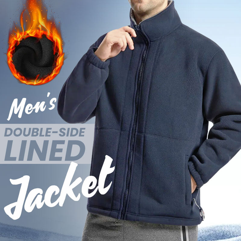 ✈️Free Shipping🔥 On Pre-Fall Advance Sale 🔥 - Men's Reversible Fleece Jacket (50% off)