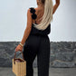 ✨Summer Style Alert🌸Women's Sleeveless Wide Leg Jumpsuit - Effortless Elegance!