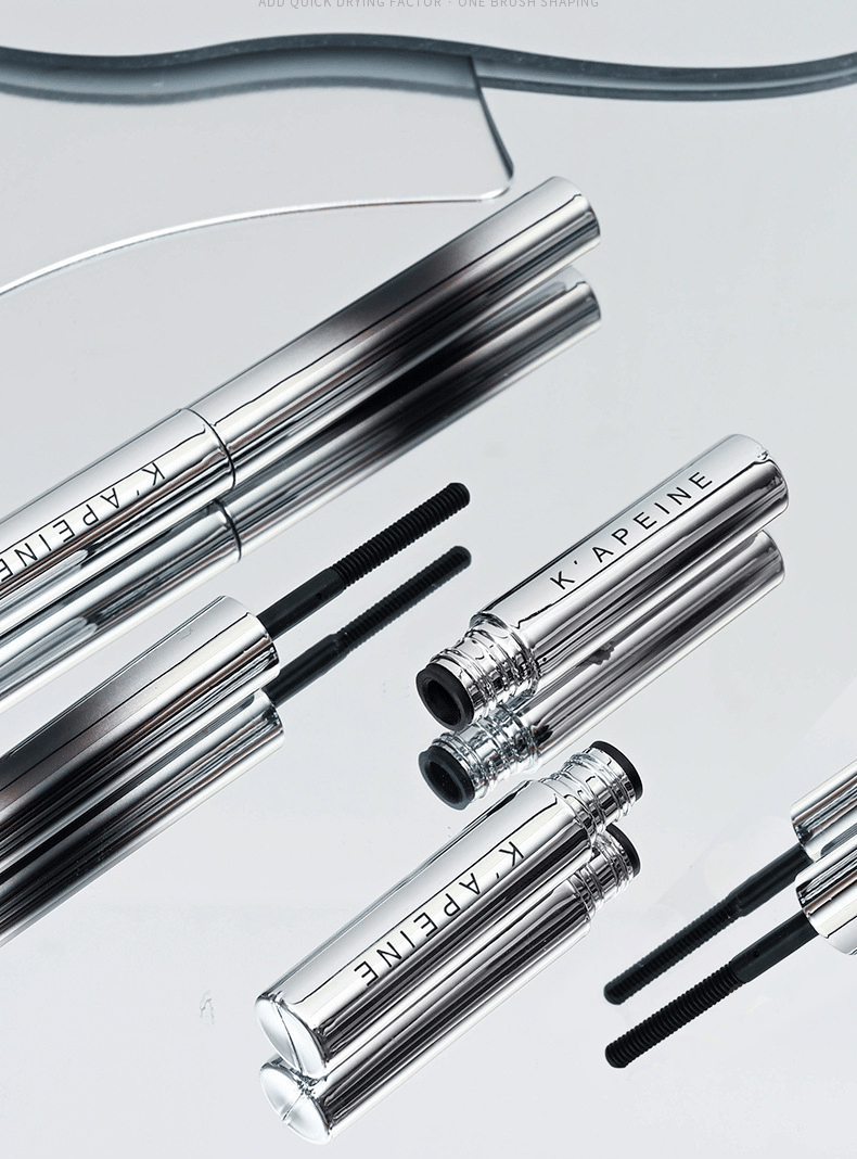 💜LETZTER TAG – KAUF 1, ERHALTE 1 GRATIS💜 Schlanke, wellenförmige kleine Stahlrohr-Wasserfest-Natur-Mascara