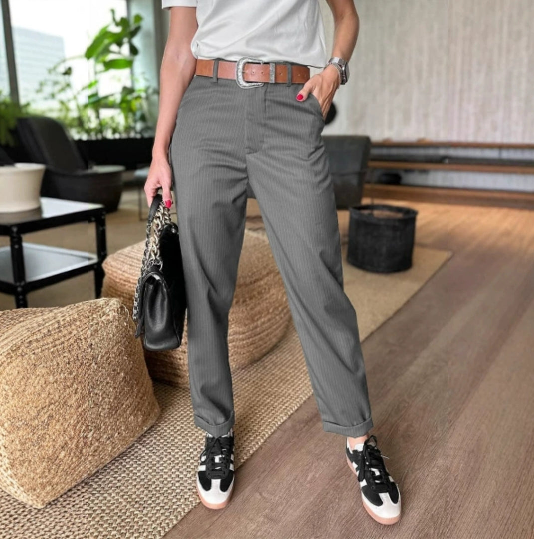 💕Limited Time 50% Off💕Women's High Waist Casual Straight Blazer Pants