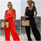 ✨Summer Style Alert🌸Women's Sleeveless Wide Leg Jumpsuit - Effortless Elegance!