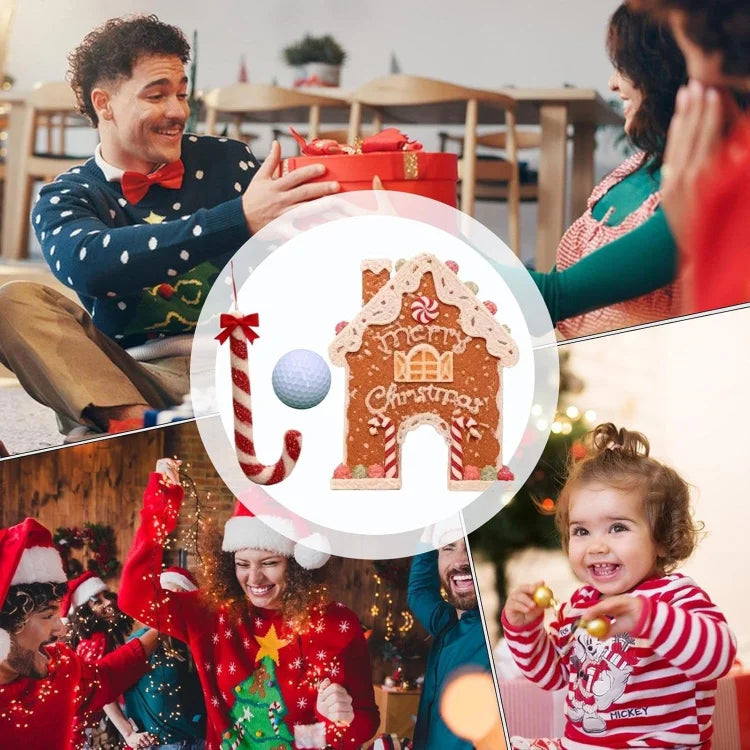 🎅Weihnachtsverkauf 50% Rabatt🍪Lebkuchen-Golfspiel-Set - Bestes Weihnachtsspiel