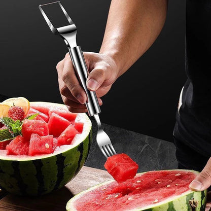 🍉 Koop 1, krijg 3 gratis -✨2-in-1 Fruitsnijder &amp; Vork – Voor snel en gemakkelijk fruit serveren!🍓