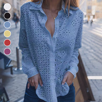 💥Limited Time Sale💃Hand-carved Feature Cutout Shirt
