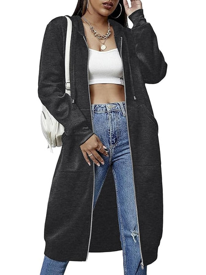 🥳Last Day Sale 64% Off🔥Women Casual Zip up Fleece Hoodies