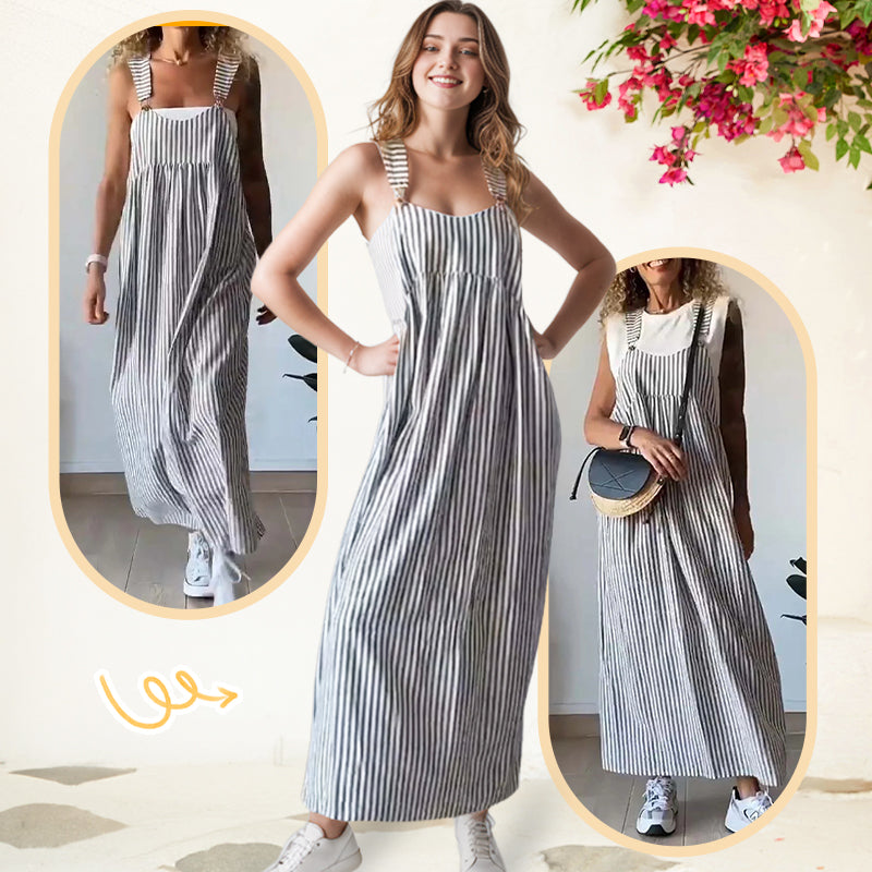 🌸NEW HOT SALE✨ Casual Striped Camisole Dress – Effortless Style & Comfort! 💖