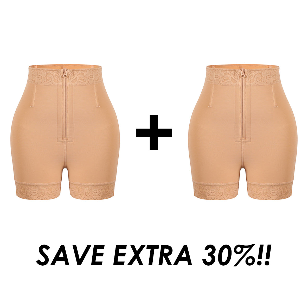 💗Summer Specials💗Lace Steel Boned Butt Enhancer Shorts Shapewear