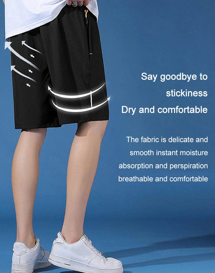 🔥Hot Sale 49% OFF💝✨Unisex Ice Silk Quick Drying Stretch Shorts