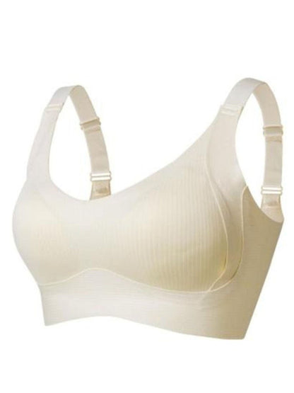 🎁Buy 1 Get 2 Free💕Women's Ribbed Push Up Adjustable Wireless Bra