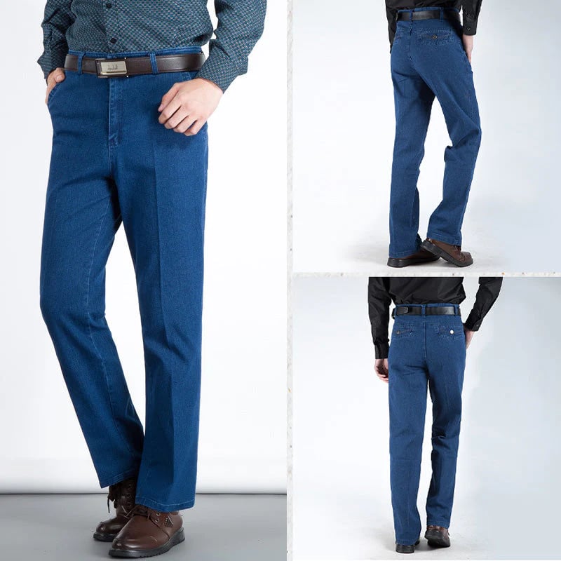 🔥Big Sale 57% OFF🔥Men's High Waist Straight Cut Jeans