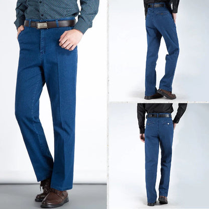 🔥Big Sale 57% OFF🔥Men's High Waist Straight Cut Jeans