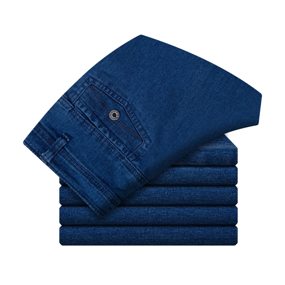 🔥Big Sale 57% OFF🔥Men's High Waist Straight Cut Jeans