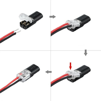 🔧Double-wire Plug-in Connector With Locking Buckle