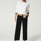 👖2025 HOT SALE💷Stretch Twill Cropped Wide Leg Pants