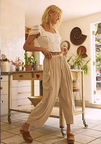 🔥LAST DAY SALE 49% OFF👖Women's Linen Casual Wide Leg Pants