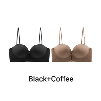 🔥 Buy One Get One Free！🔥2025 Hot Sale👙Style No-Shave Gathering Support Bra for Women