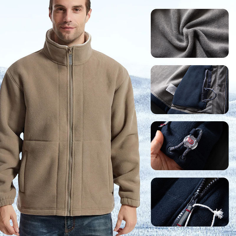 ✈️Free Shipping🔥 On Pre-Fall Advance Sale 🔥 - Men's Reversible Fleece Jacket (50% off)