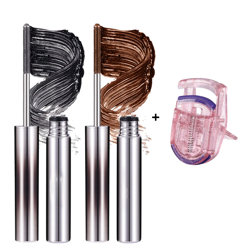 💜LETZTER TAG – KAUF 1, ERHALTE 1 GRATIS💜 Schlanke, wellenförmige kleine Stahlrohr-Wasserfest-Natur-Mascara