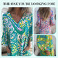 🌸Spring Specials 50% Off🌸Women's Bohemian V-Neck Abstract Printed Maxi Dress