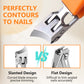 🔥60% OFF-Wide Jaw Opening Anti-Splash Slanted Nail Clipper