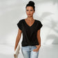 💥Last Day Sale 50% OFF👚Casual Short Sleeve Elegant V-neck Twist Tee