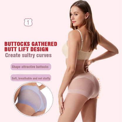 🎁Buy 2 get 1 Free⏳High Waist Ice Silk Seamless Shaping Briefs（3PCS）