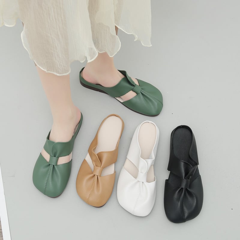 🔥Hot Sale 59% Off🔥Handmade Soft Leather Summer Light Slippers