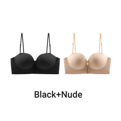 🔥 Buy One Get One Free！🔥2025 Hot Sale👙Style No-Shave Gathering Support Bra for Women
