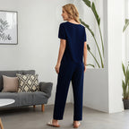 🌸 Women's Soft Casual Top and Pants Set